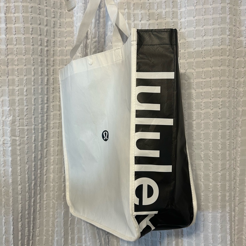 lululemon athletica Black and White Tote Bag